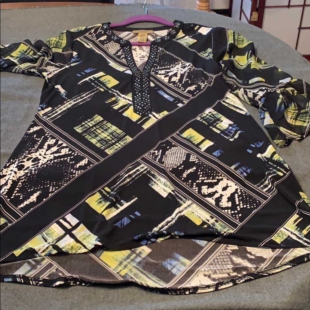 Valerie Stevens Size Small Tunic in EUC - Picture 4 of 7